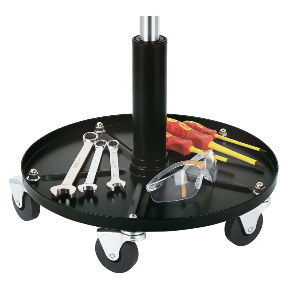 Draper Tools Height Adjustable Work Stool Black