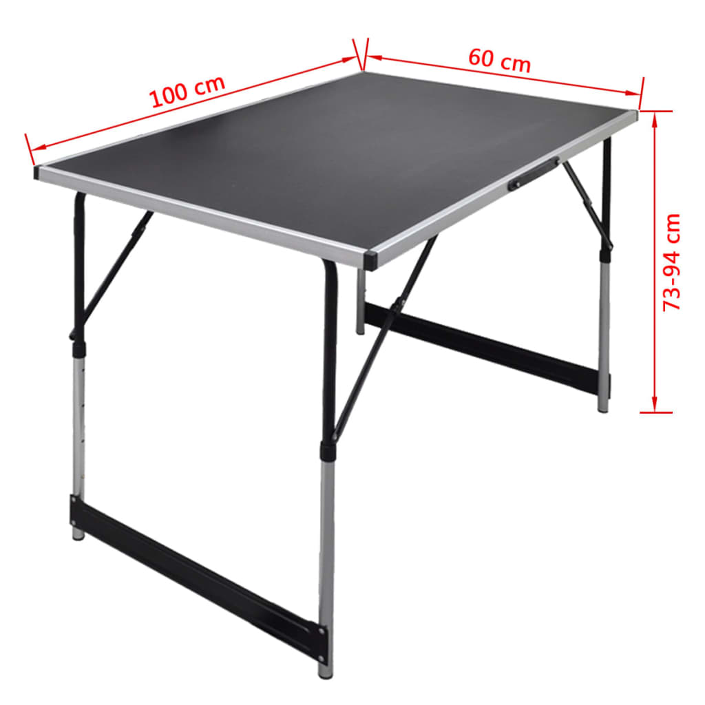 Wallpapering tables 3 pcs. Foldable, height adjustable