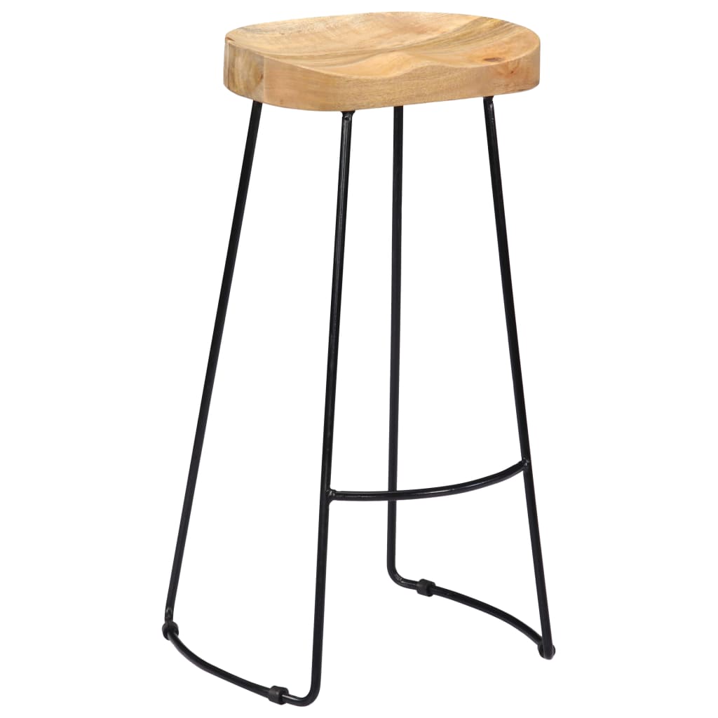 Gavin bar stool 2 pcs. solid mango wood