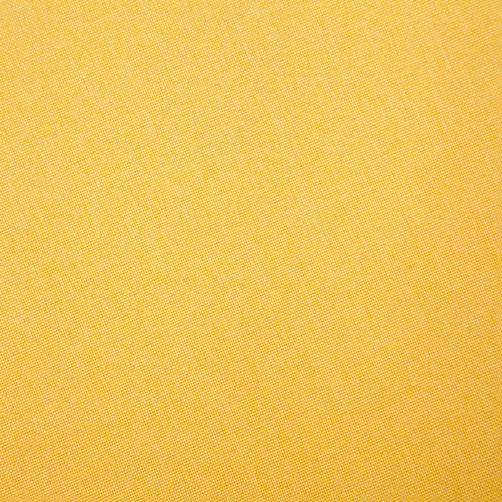 2-piece sofa set fabric yellow