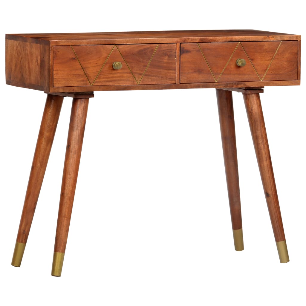 Console table 90×35×76 cm solid acacia wood
