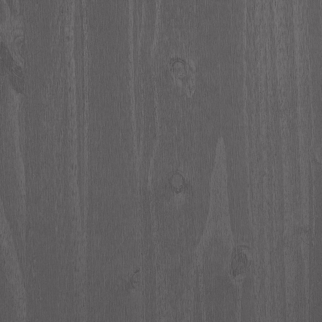 Sideboard HAMAR light grey 113x40x80 cm solid pine