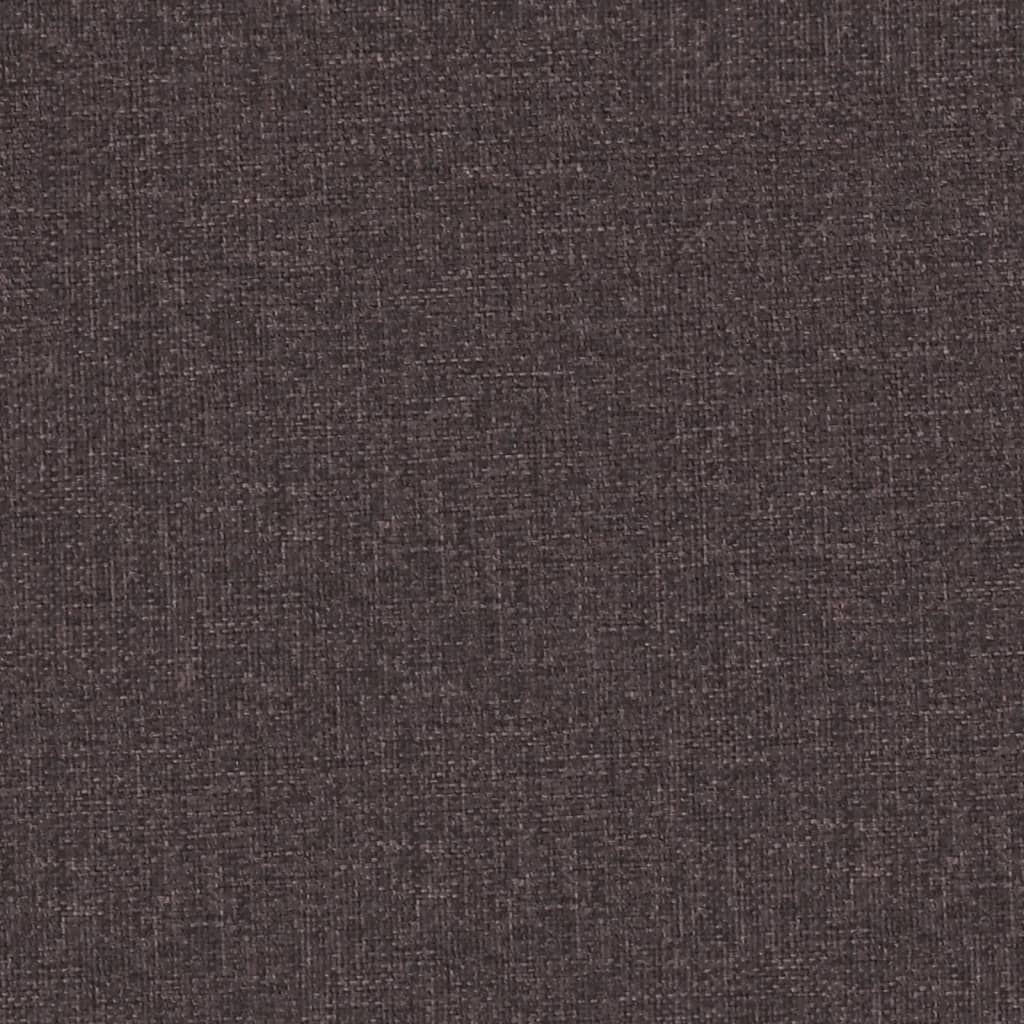 Ohrensessel mit Liegefunktion Elektrisch Dunkelbraun Stoff