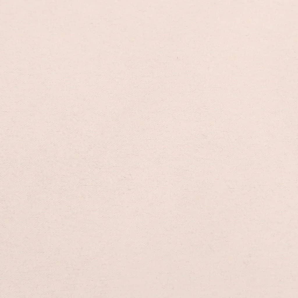 Schaukelsessel mit Hocker Gleitend Hellrosa Stoff