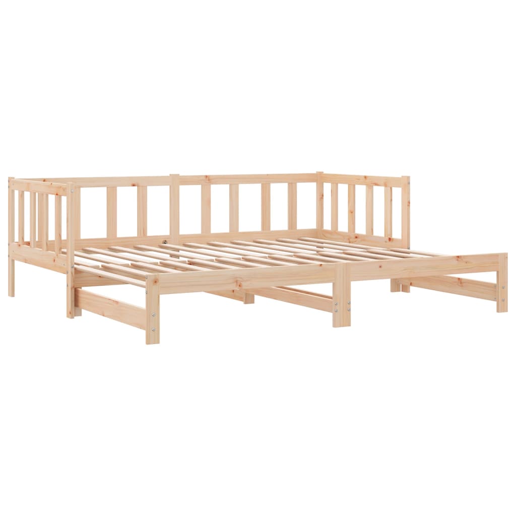 Daybed extendable 90x200 cm solid pine wood