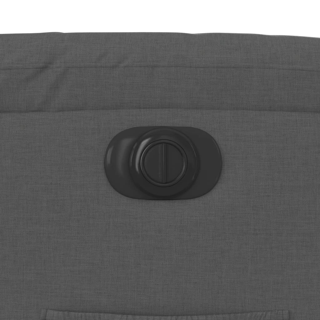 Relaxsessel Elektrisch Dunkelgrau Stoff