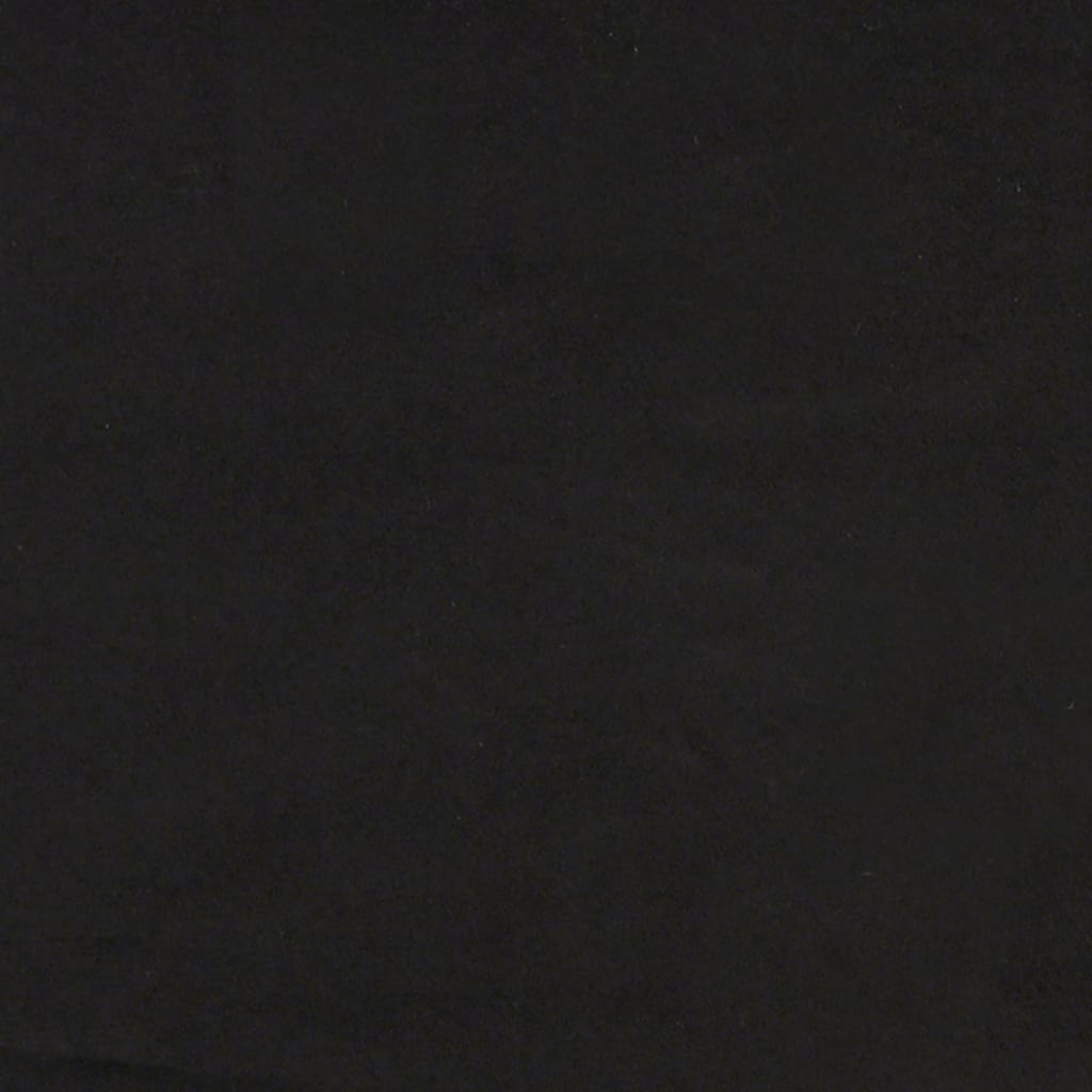 Bettgestell ohne Matratze Schwarz 180x200 cm Samt