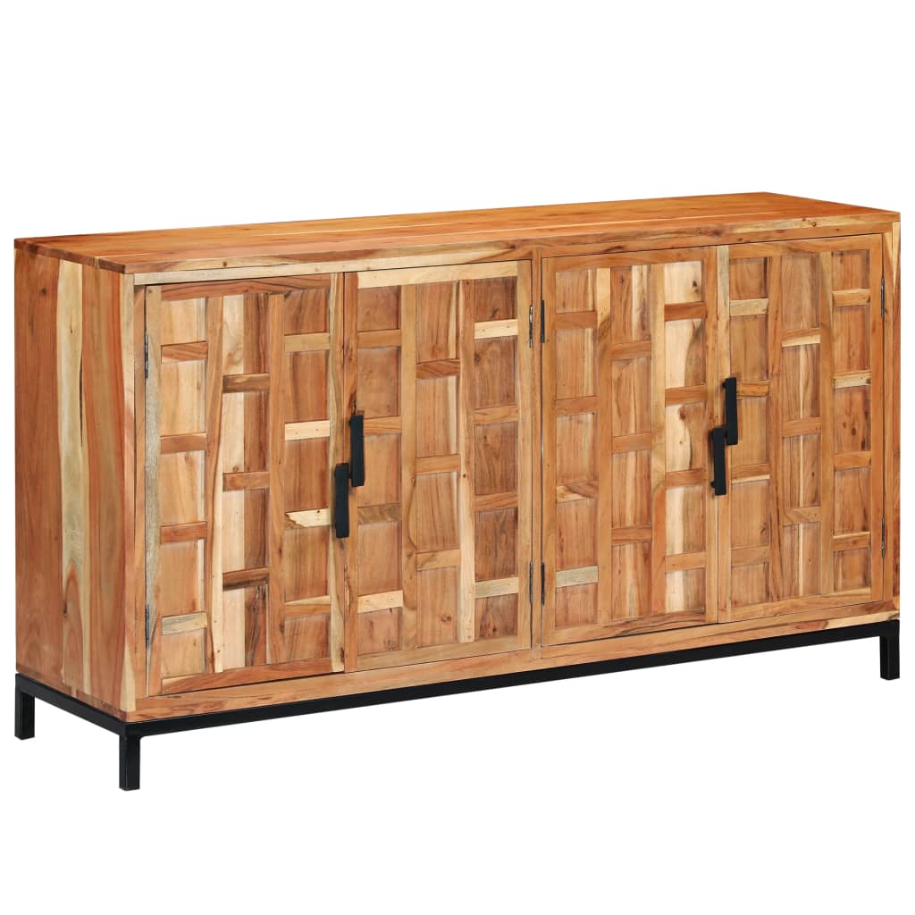 Sideboard Massivholz Akazie 145x40x80 cm