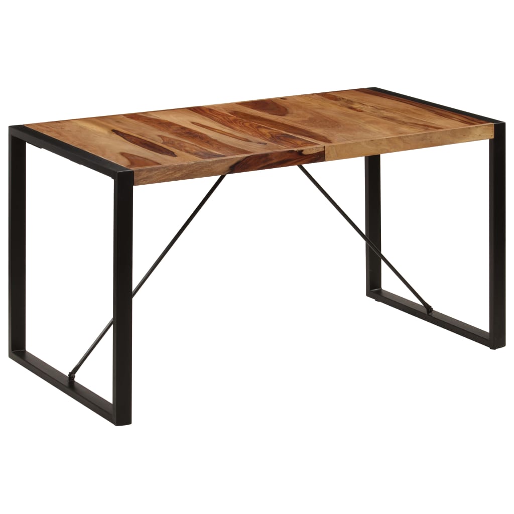 Dining table 140 x 70 x 75 cm solid wood