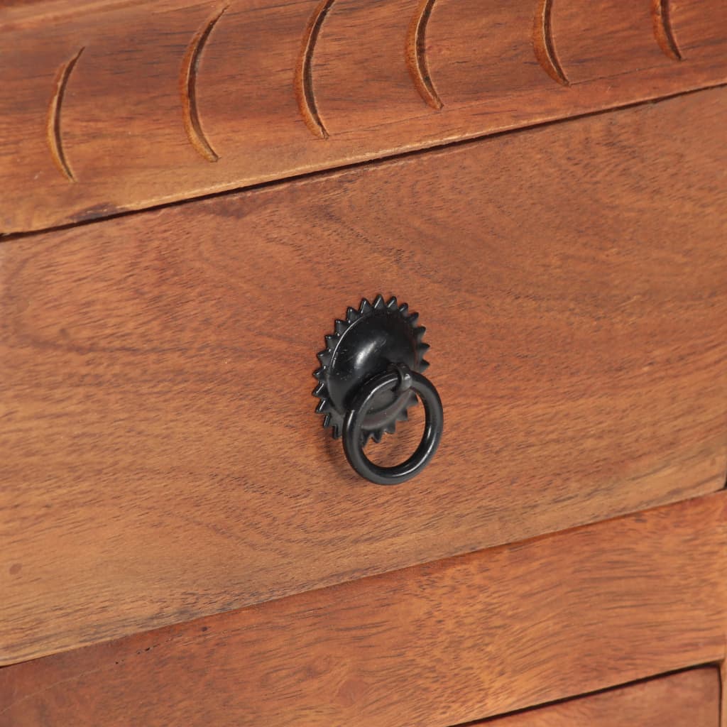 Sideboard 62x30x75 cm Massivholz Akazie