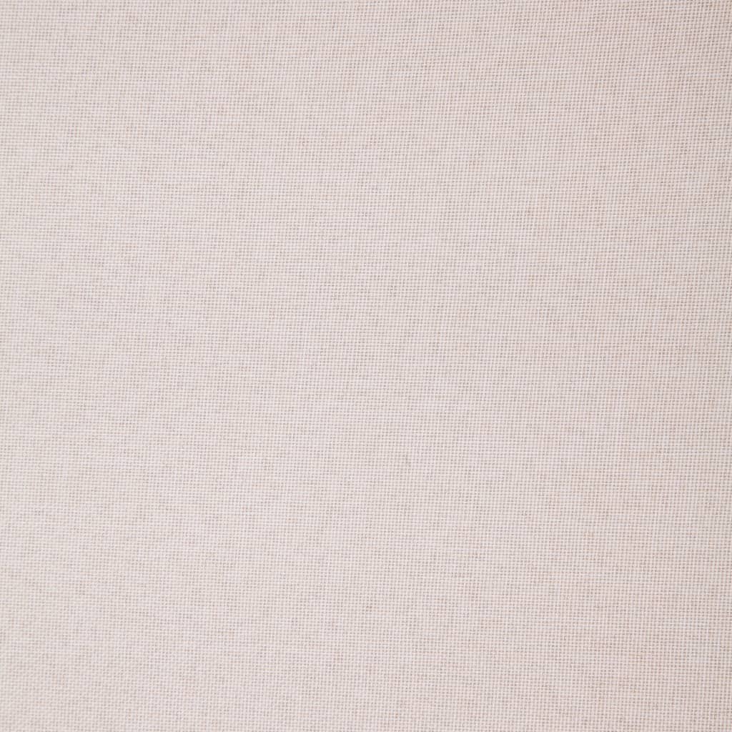 2-tlg. Sofagarnitur Stoff Cremeweiß