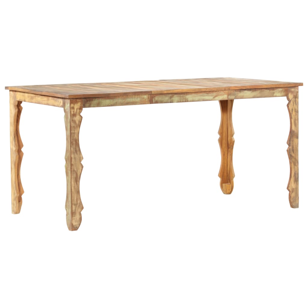 Dining table 160×80×76 cm Recycled solid wood