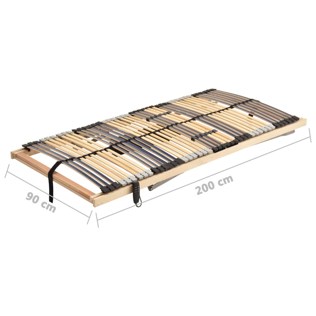 Slatted frame Electric with 42 slats 7 zones 90x200 cm