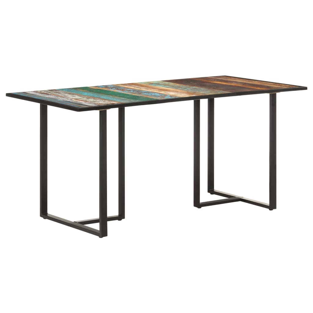 Dining table 160 cm solid old wood