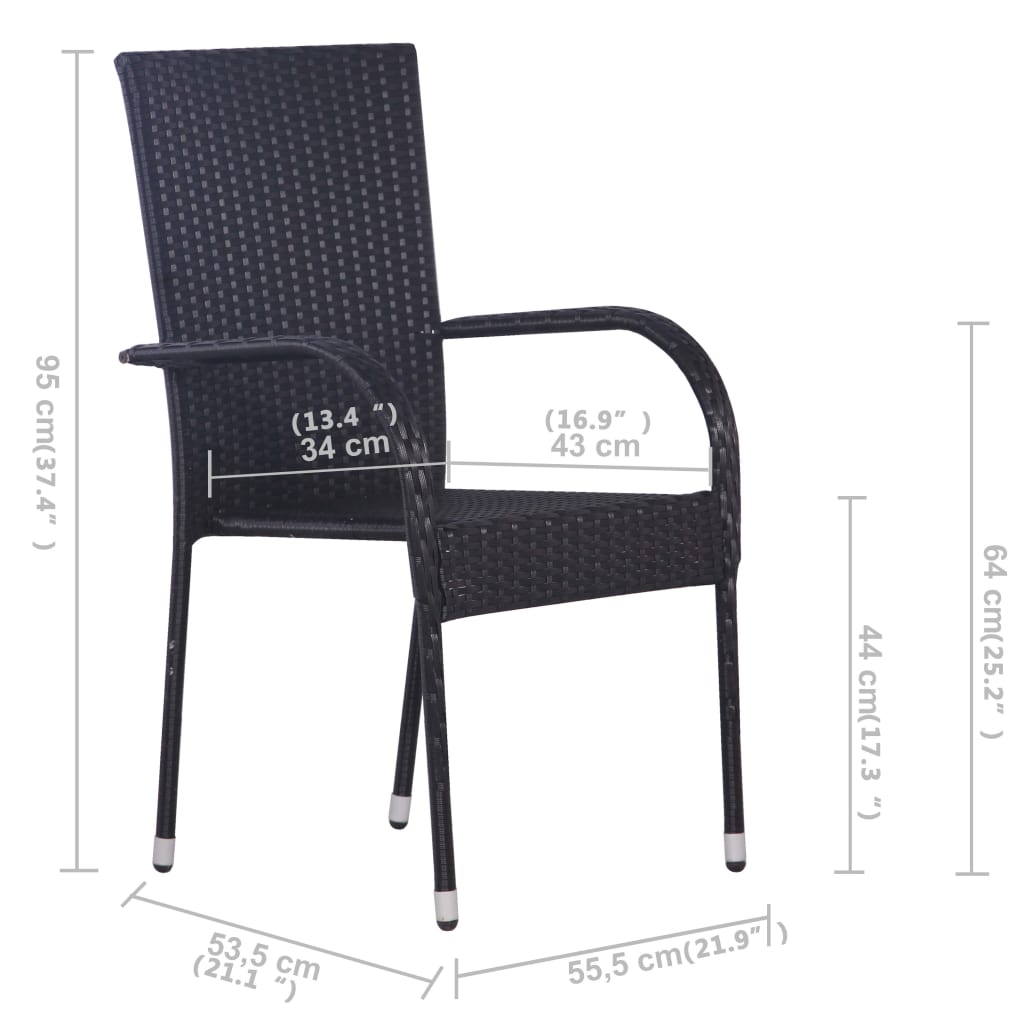 5-tlg. Garten-Essgruppe Grau
