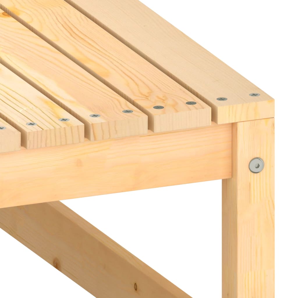 2 kom. Vrtna garnitura za sjedenje s jastucima od punog borovine