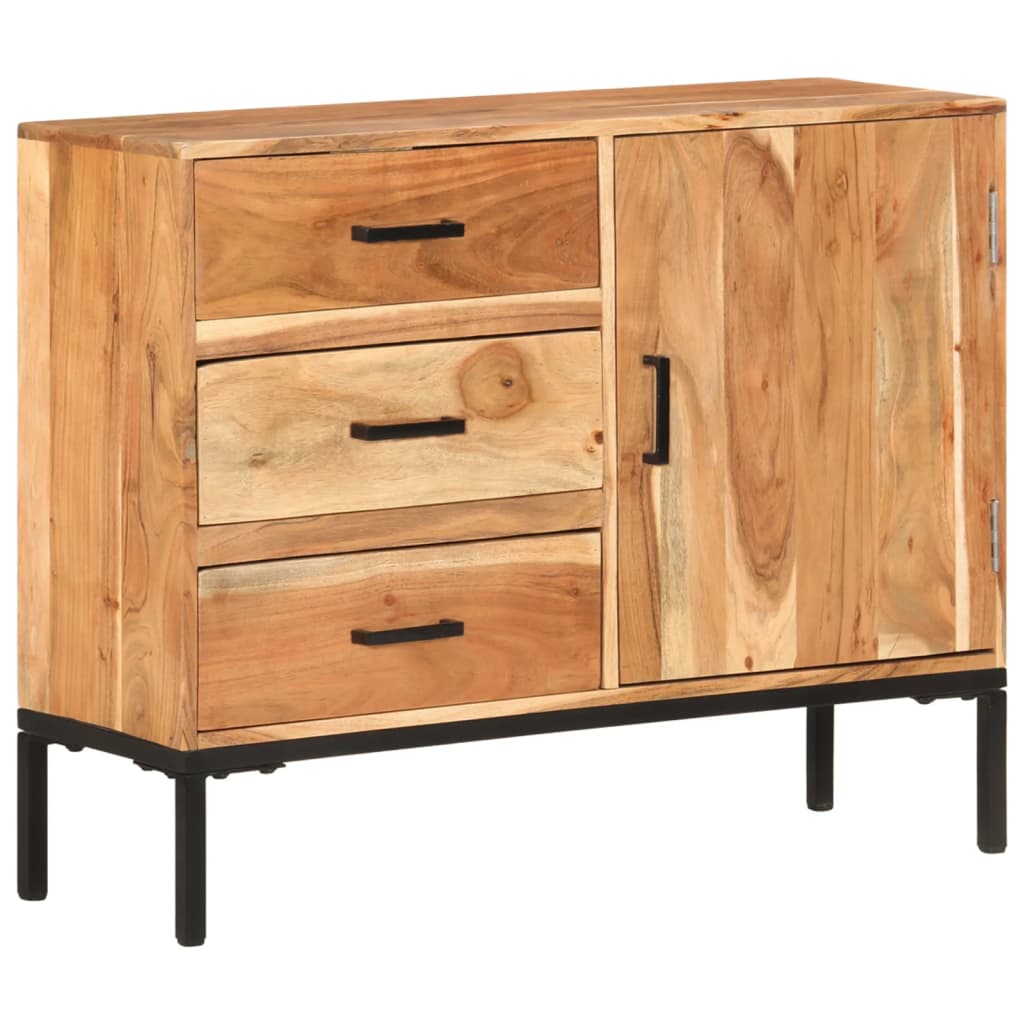 Sideboard 88x30x73 cm acacia solid wood