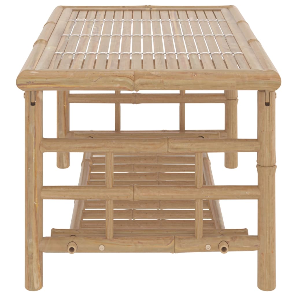 2 kom. Vrtna garnitura za sjedenje s tamno sivim jastucima od bambusa