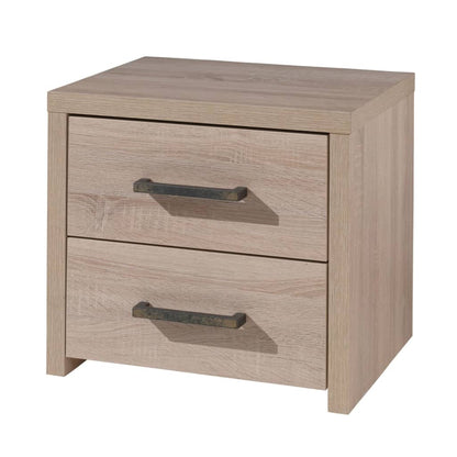 Vipack bedside table Aline 2 drawers light oak look