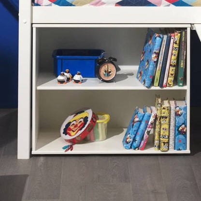 Vipack Bücherregal Pino 2 Fächer Holz Weiß