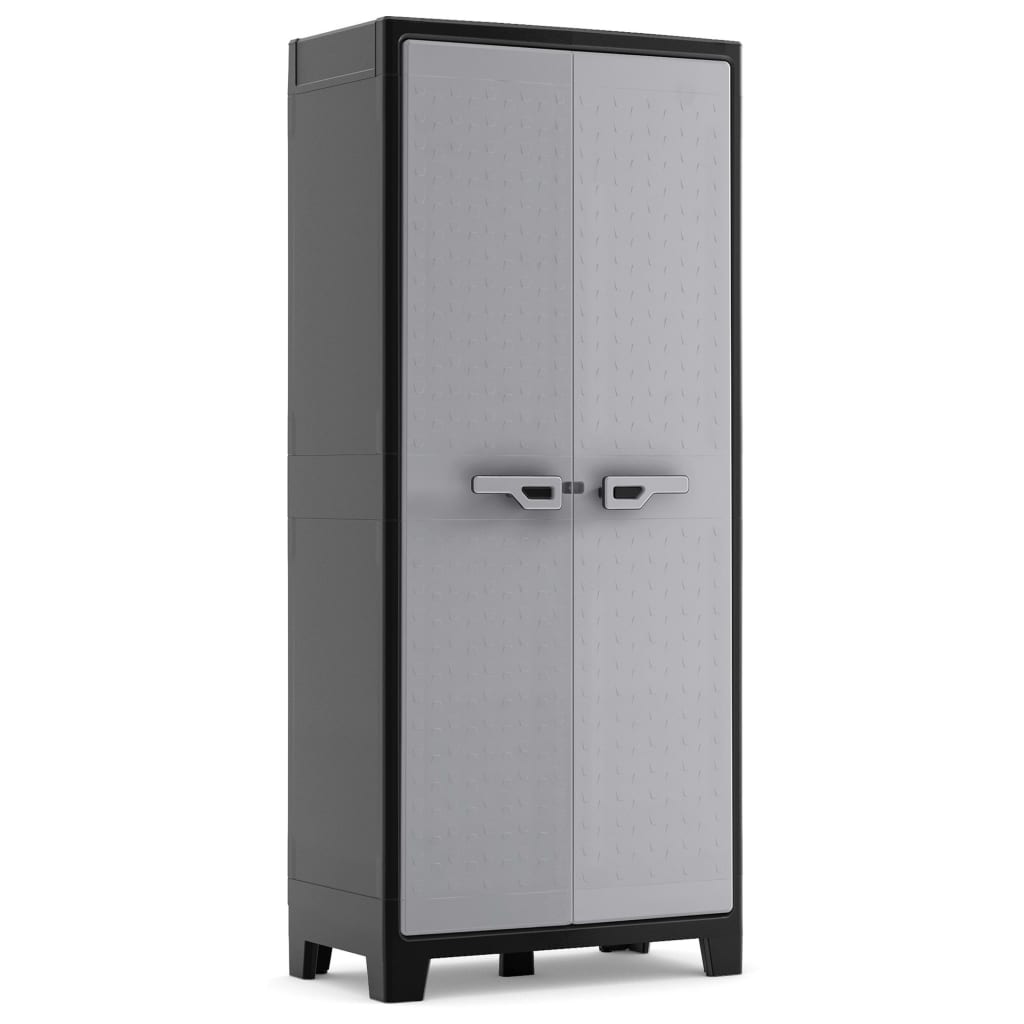 Keter Universalschrank Titan Schwarz und Grau 182 cm