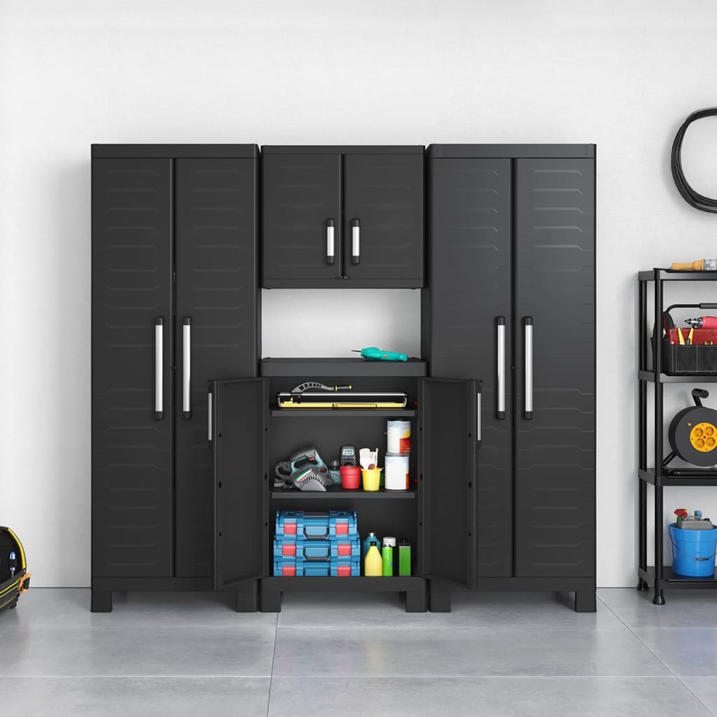 Keter Lagerschrank Detroit Hoch Schwarz