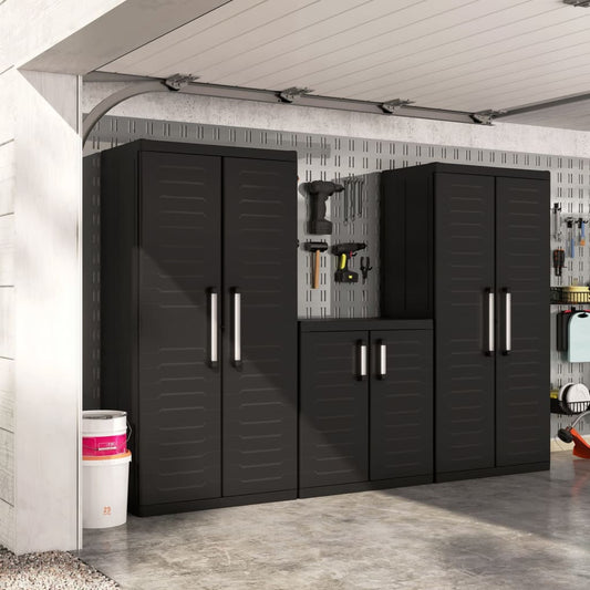 Keter Lagerschrank Detroit Hoch XL Schwarz