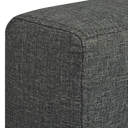 3-seater sofa fabric dark grey