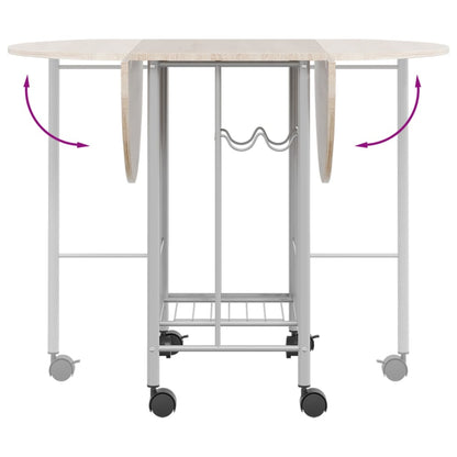 Blagovaonski stol na rasklapanje od pet dijelova medijapana