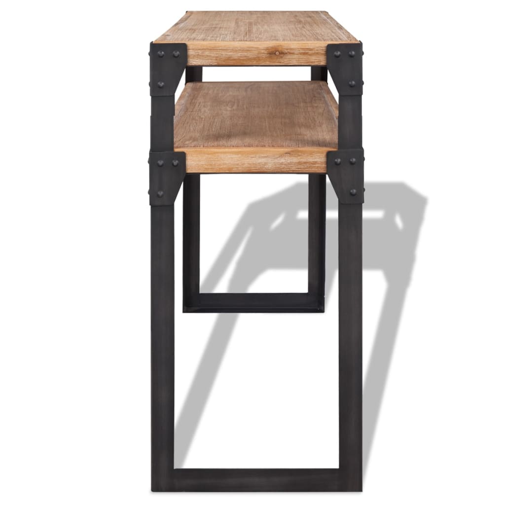 Console table solid acacia wood 120x40x85 cm