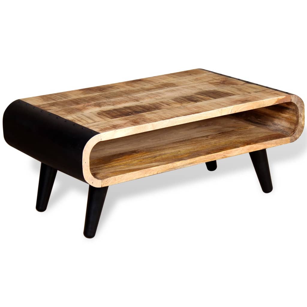 Couchtisch Raues Mangoholz 90x55x39 cm