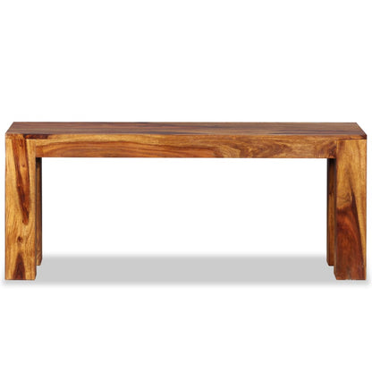 Sitzbank Massivholz 110x35x45 cm