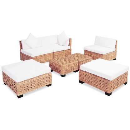 Sofa set 18 pcs. Natural rattan