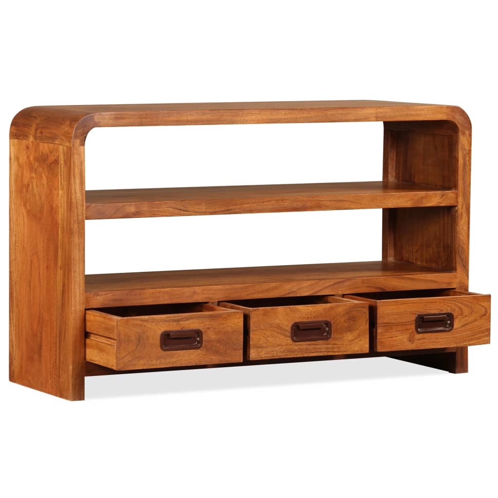 TV-Schrank Massivholz Akazie 90x30x55 cm