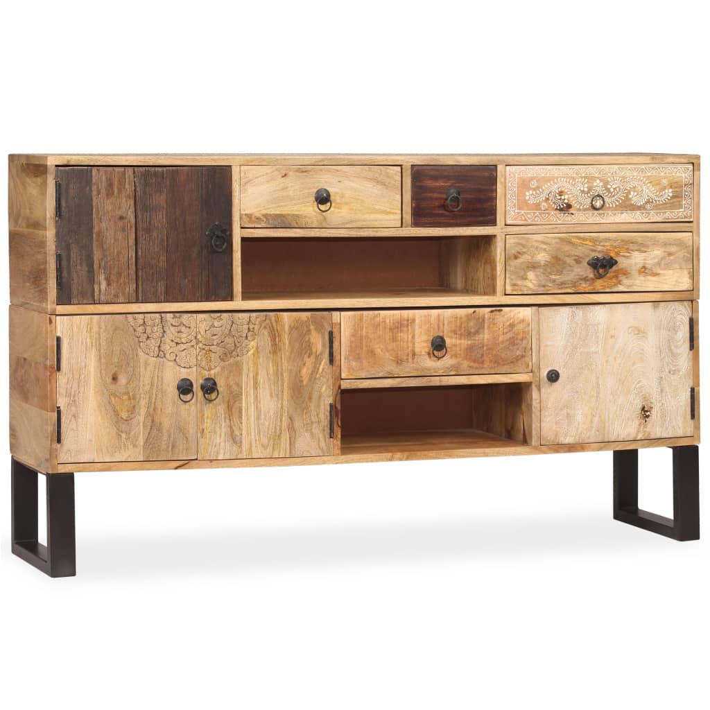 Sideboard Mango Massivholz 140x30x80 cm