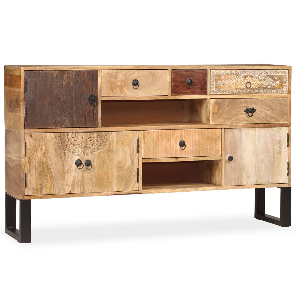 Sideboard Mango Massivholz 140x30x80 cm