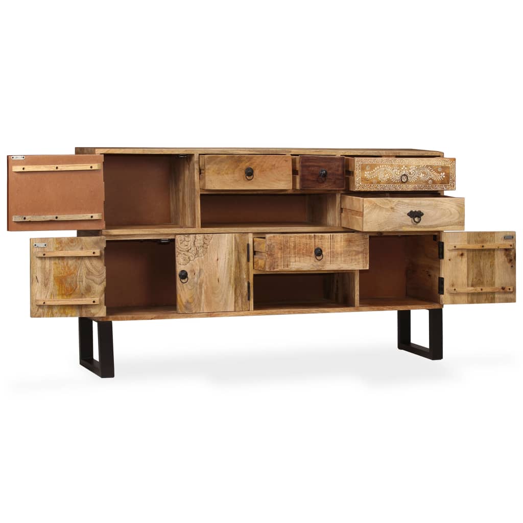 Sideboard Mango Massivholz 140x30x80 cm