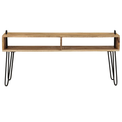 TV-Tisch Massivholz Mango 110x35x45 cm