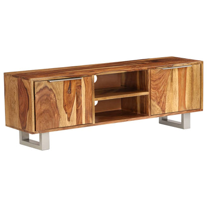 TV-Schrank Massivholz Palisander Honigbraun 118x30x40 cm