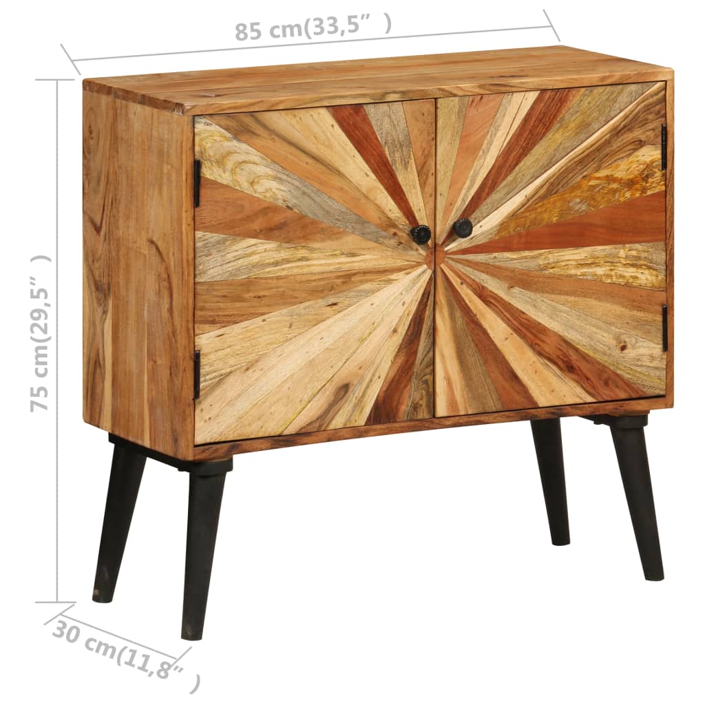 Sideboard Massivholz Mango 85x30x75 cm