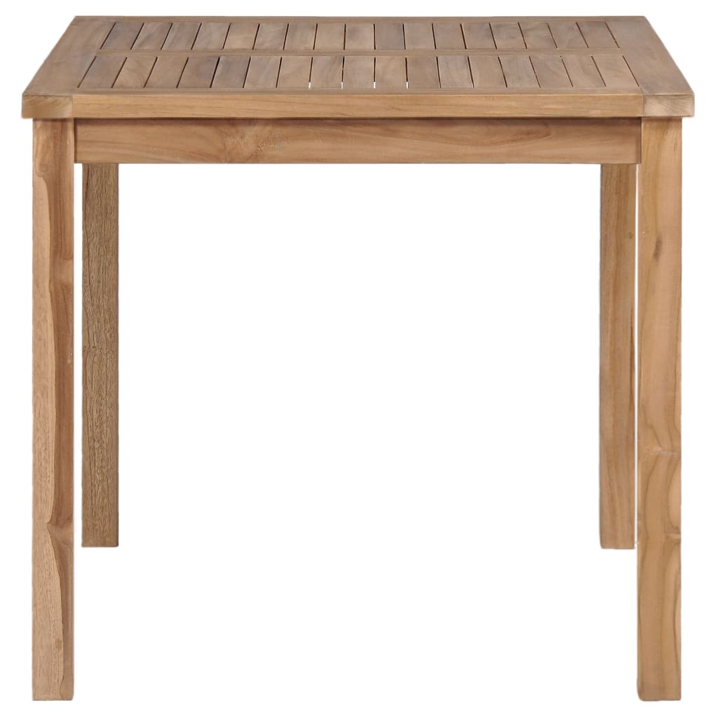 Gartentisch 80x80x77 cm Massivholz Teak