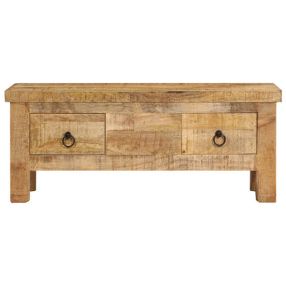 Coffee table 90 x 45 x 35 cm solid mango wood