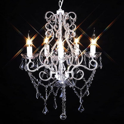 Chandelier with 2800 crystals E14