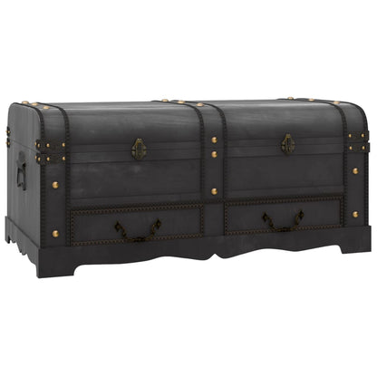 Treasure Chest Wood Large Black