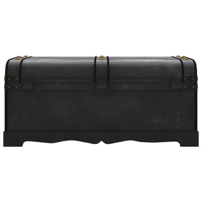 Treasure Chest Wood Large Black