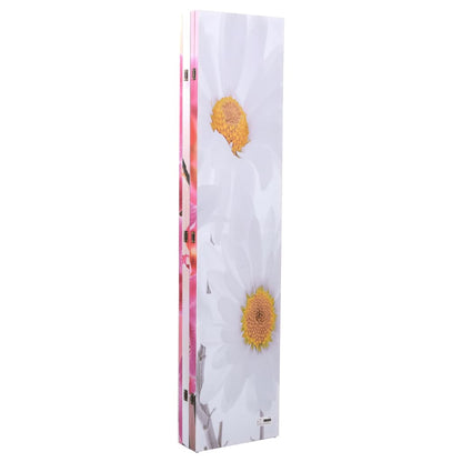 Raumteiler klappbar 200 x 170 cm Blume