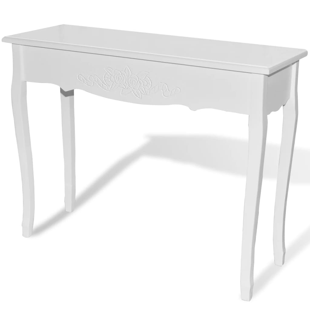 Dressing table console table white