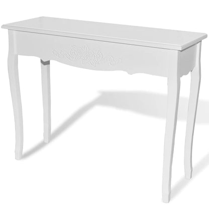 Dressing table console table white