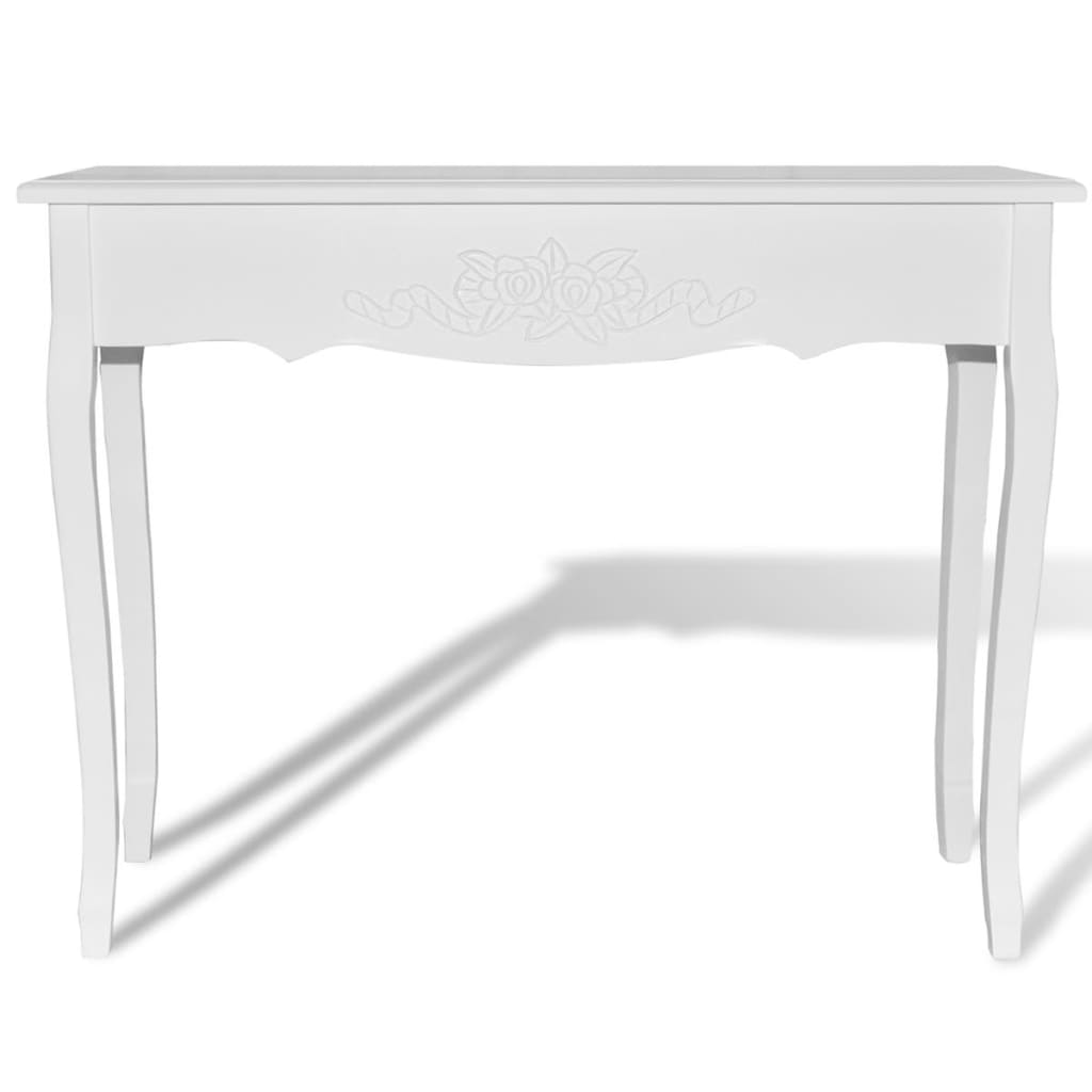 Dressing table console table white