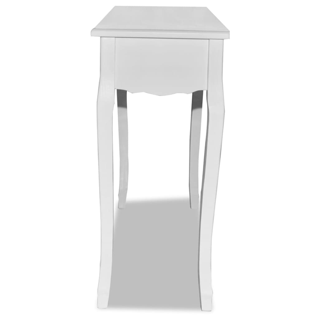 Dressing table console table white